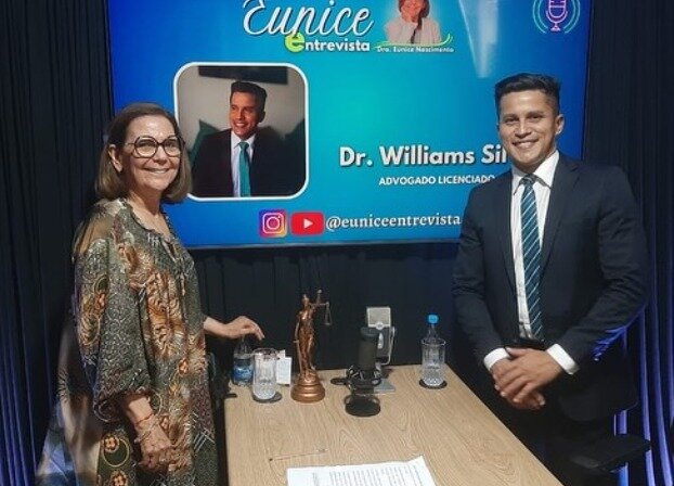 Dr. Williams durante participação no programa Eunice Entrevista